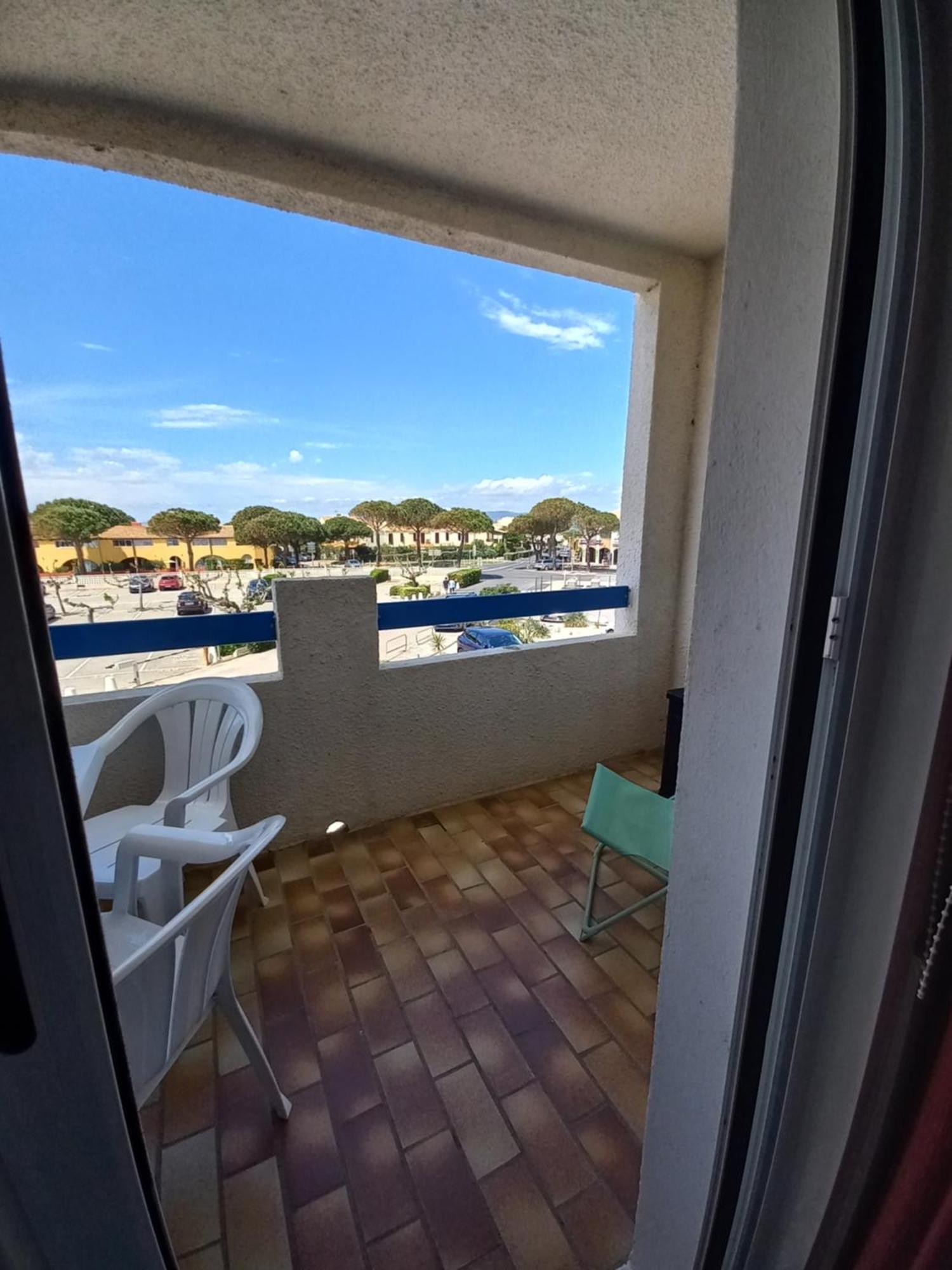 Coquet Studio 4 Pers, Piscine,Clim Mobile, Plage A 300 M,A 5Min A Pied Du Lydia 르발카레스 외부 사진