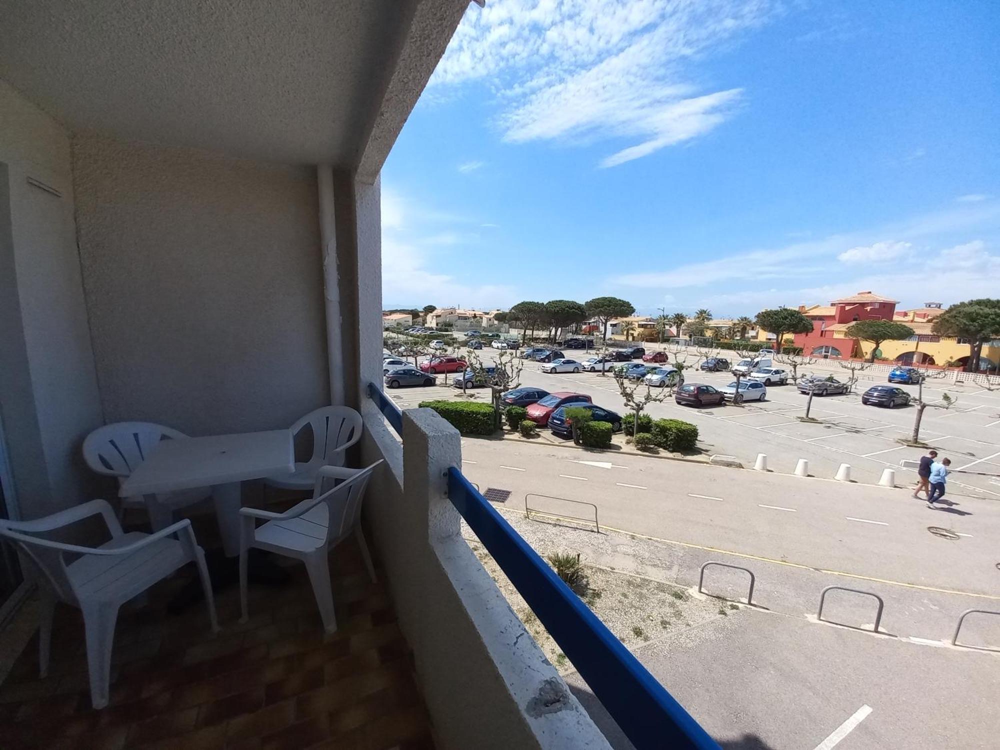 Coquet Studio 4 Pers, Piscine,Clim Mobile, Plage A 300 M,A 5Min A Pied Du Lydia 르발카레스 외부 사진
