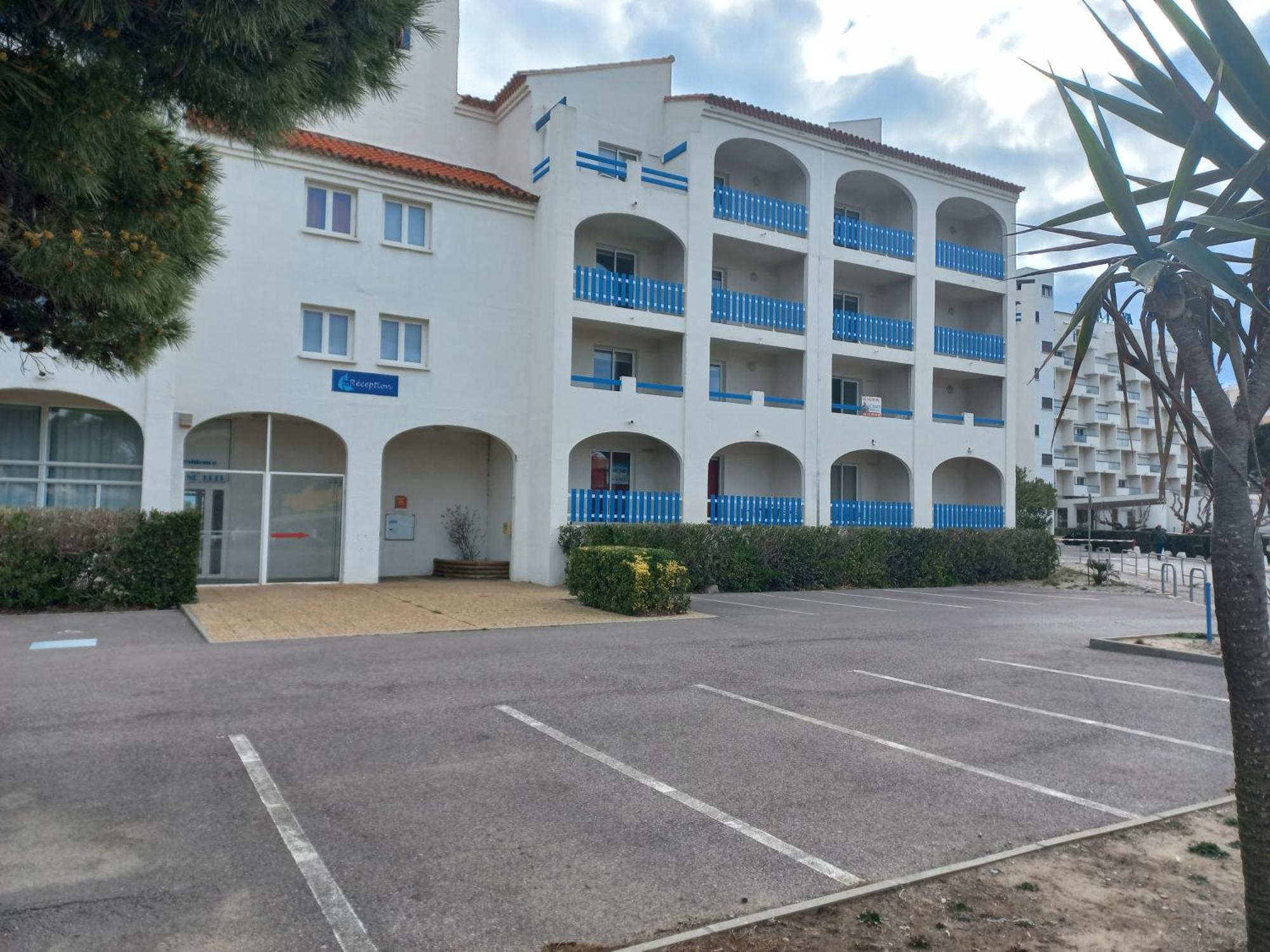 Coquet Studio 4 Pers, Piscine,Clim Mobile, Plage A 300 M,A 5Min A Pied Du Lydia 르발카레스 외부 사진